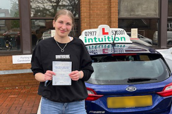 Emma driving lessons in West End